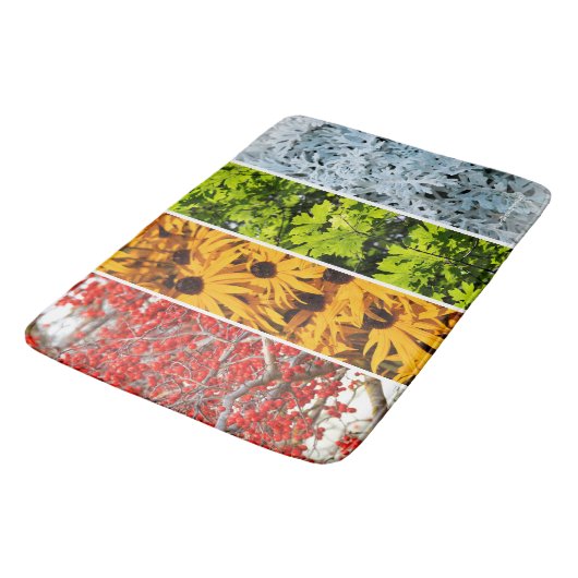 Farben des Quadriptychons der Veränderung Badematte (Schrägansicht)