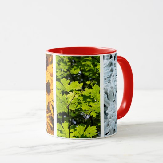 Farben des Quadriptychons der Veränderung Tasse (VorderseiteRechts)