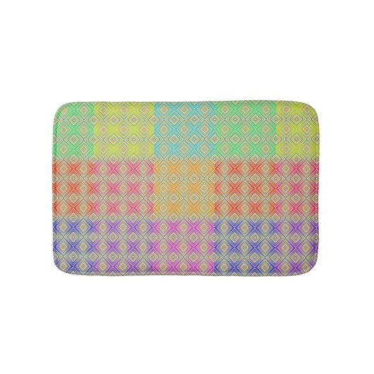 Farben des Rainbow-Alternativmusters Badematte (Vorderseite)