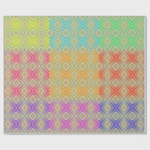 Farben des Rainbow-Alternativmusters Geschenkpapier (Flach)