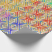 Farben des Rainbow-Alternativmusters Geschenkpapier (Ecke)