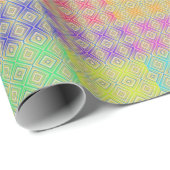 Farben des Rainbow-Alternativmusters Geschenkpapier (Rolleneckpunkt)
