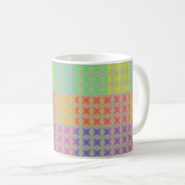 Farben des Rainbow-Alternativmusters Kaffeetasse
