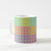 Farben des Rainbow-Alternativmusters Kaffeetasse (Vorderseite Links)