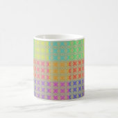 Farben des Rainbow-Alternativmusters Kaffeetasse (Mittel)