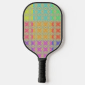 Farben des Rainbow-Alternativmusters Pickleball Schläger (Rückseite)