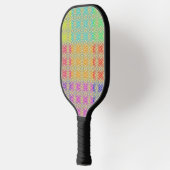 Farben des Rainbow-Alternativmusters Pickleball Schläger (Links)