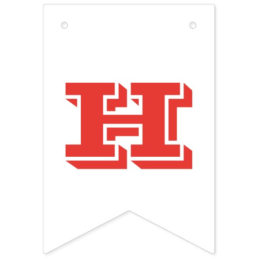 Farben des Regenbogenbanners, Glücklicher Geburtst Wimpelkette (Zweite Fahne)