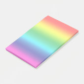 Farben des Regenbogens Post-it Klebezettel (angewinkelt)