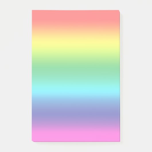 Farben des Regenbogens Post-it Klebezettel (Vorderseite)