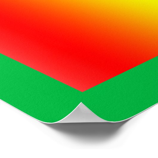 Farben des Regenbogens Poster (Ecke)