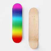 Farben des Regenbogens Skateboard (Vorderseite)