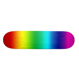Farben des Regenbogens Skateboard