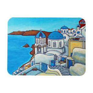 Farben des Santorini Magnet von Lisa Lorenz