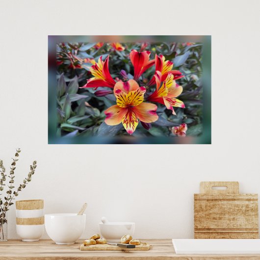 Farben des Sommers Poster (Küche)