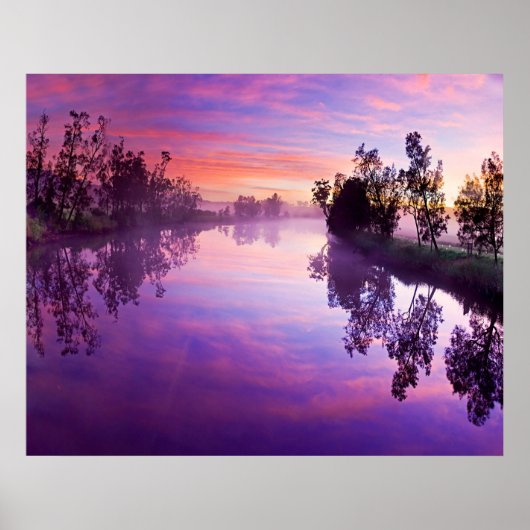 Farben des Sonnenaufgang-Posters Poster (Vorne)