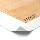 Farben des Wassers Poster (Ecke)