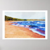 Farben des Wassers Poster (Vorne)