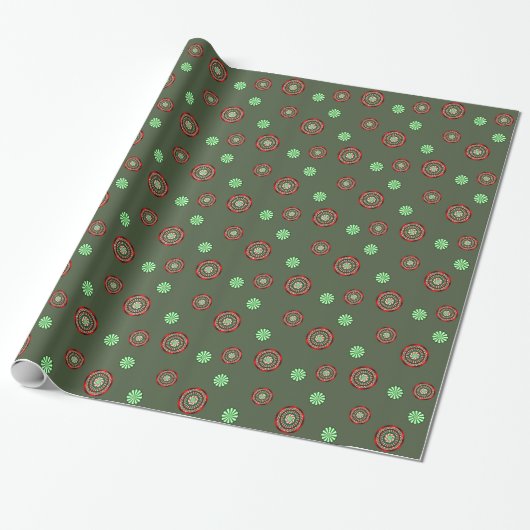 Farben des Weihnachtspapiers Geschenkpapier (Ungerollt)