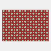 Farben des Weihnachtswrapping Paper-Set Geschenkpapier Set (Vorderseite 2)