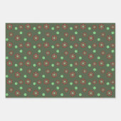 Farben des Weihnachtswrapping Paper-Set Geschenkpapier Set (Vorderseite)