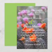 Farben des wüstengrünen Hintergrunds Einladung (Vorne/Hinten)