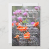 Farben des Wüstenorangen Hintergrunds Einladung (Vorderseite)