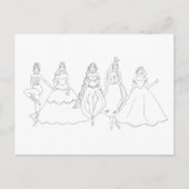 Färben Feiertagspostkarte (Vorderseite)