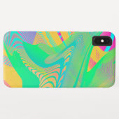 FARBEN FLUO - Fraktal Art - Case-Mate iPhone Hülle (Rückseite (Horizontal))