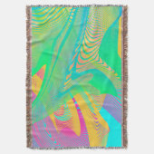 FARBEN FLUO - Fraktal Art - Decke (Vorderseite Vertikal)