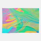 FARBEN FLUO - Fraktal Art - Geschirrtuch (Horizontal)