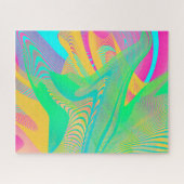 FARBEN FLUO - Fraktal Art - Puzzle (Horizontal)