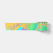 FARBEN FLUO - Fraktal Art - Satinband (Vorderseite)