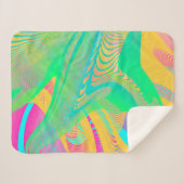 FARBEN FLUO - Fraktal Art - Sherpadecke (Vorderseite (Horizontal))