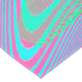FARBEN FLUO - Fraktal Art - Tischdecke (Schrägansicht)
