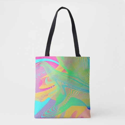 FARBEN FLUO - Fraktal Kunst - Tasche (Vorderseite)