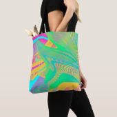 FARBEN FLUO - Fraktal Kunst - Tasche (Von Nahem)