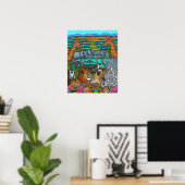 Farben für Afrika Print Poster (Heimbüro)