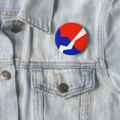 Farben für blaue, weiße Fahne Button (Beispiel)