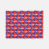 Farben für blaue, weiße Fahne Fleecedecke (Vorderseite (Horizontal))