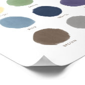 Farben für die Gestaltung der Vorschulklasse Poster (Ecke)