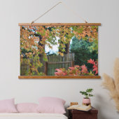 Farben für die Herbstzeit Wandteppich Mit Holzrahmen (Schlafzimmer)