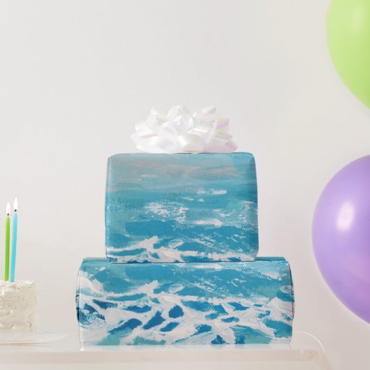 Farben für gestrichenes Wasser Geschenkpapier (Partygeschenke)