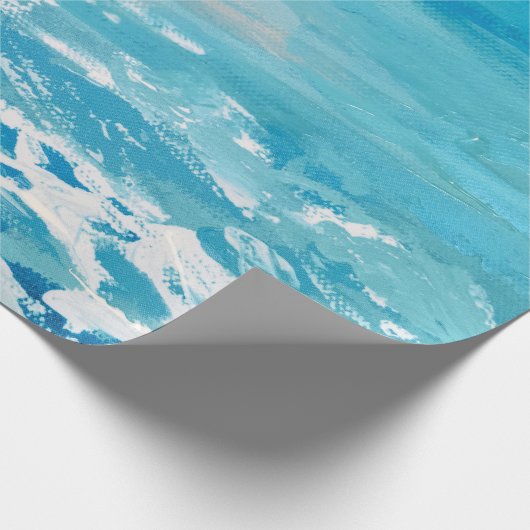 Farben für gestrichenes Wasser Geschenkpapier (Ecke)