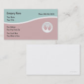 Farben für Massage-Visitenkarten-Designer Visitenkarte (Vorne/Hinten)