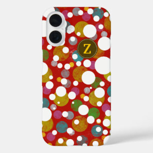 Farben für Polka Dots Muster Zoll Z iPhone 16 Hülle