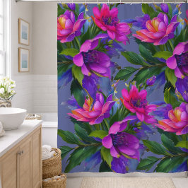 Farben für tropische Blume Duschvorhang