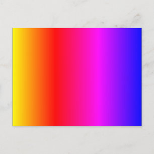 Farben Gelb Orange Rot Pink Magenta Violett Blau Postkarte
