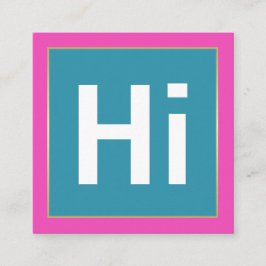 FARBEN| GESCHÄFTSKARTEN QUADRATISCHE VISITENKARTE