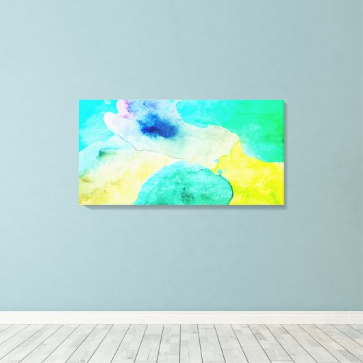 Farben Grün Moderne Canvas Wandmalerei Leinwanddruck (Insitu (Holzboden))